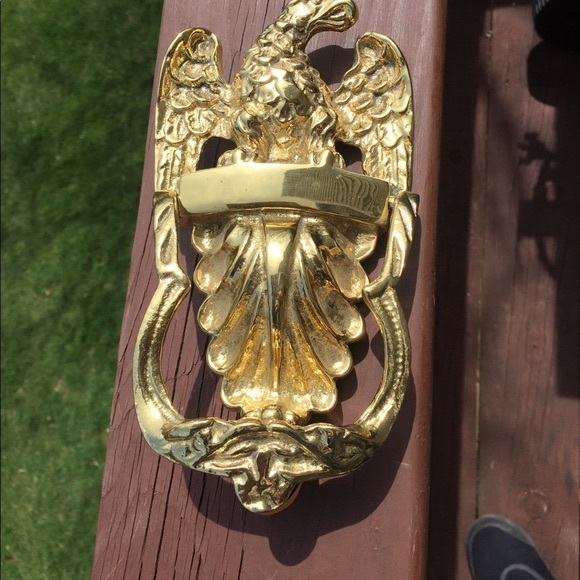 Other - Vintage Brass Eagle Door Knocker